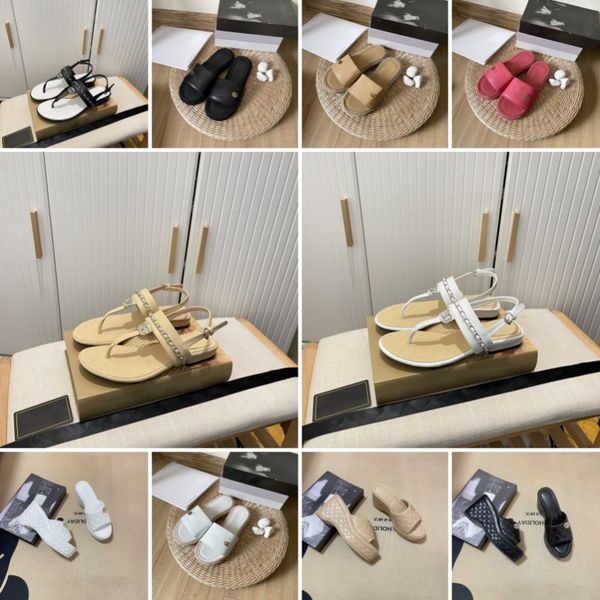 2023 designer sandals womans black summer designer lady slippers walking outdoor fashionable easy-to-wear